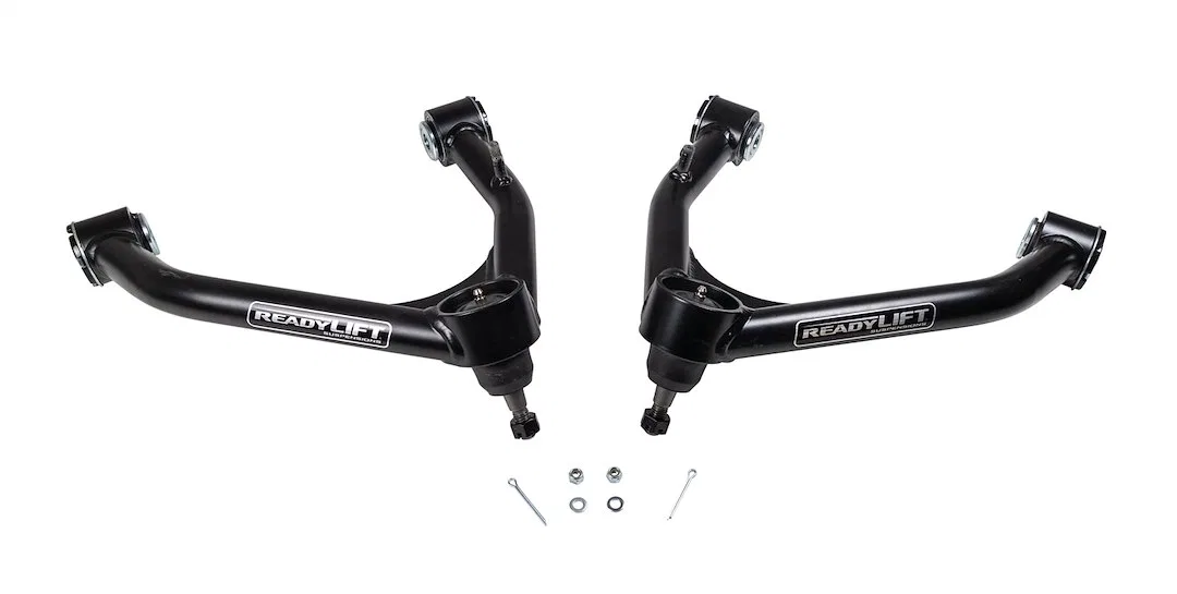 67-32850 – READYLIFT Control Arm, Tubular Non Adjustable Black Steel With Ball Joint/ Bushings/ Sleeves Set Of 2